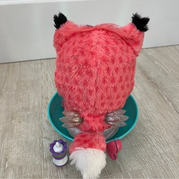 Plush Pink Interactive Hatchimals Hatchibabies Foxfin Toy - Picture 2 of 7